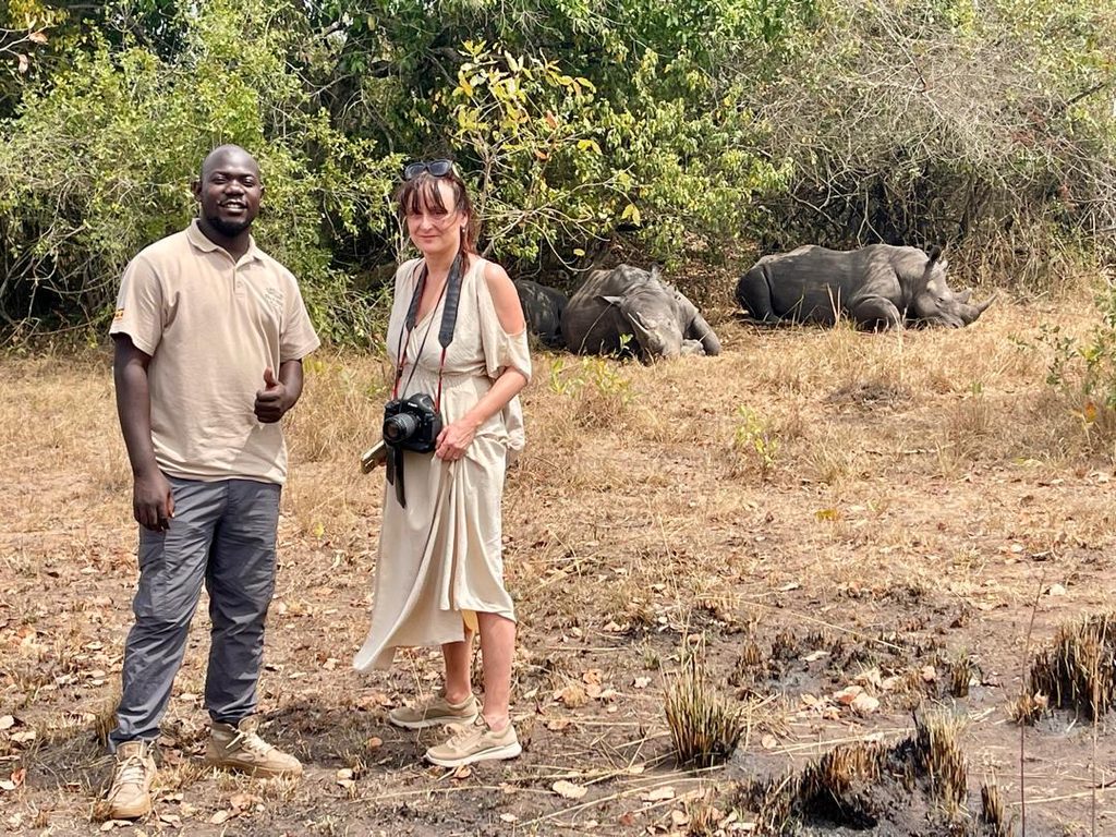 ali the guide at zhiwa Rhino