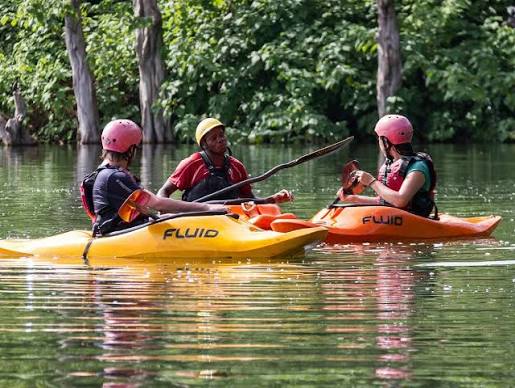 kayak on the nile