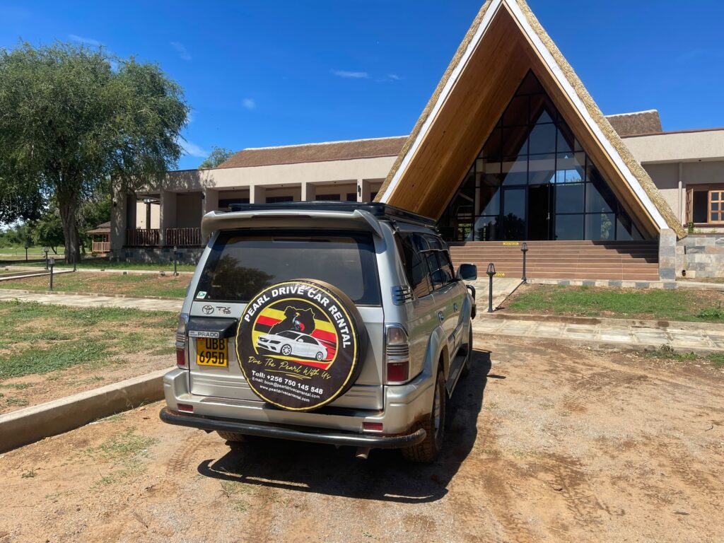 parked at pakuba lodge